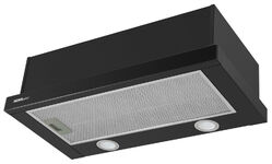 Телескопическая вытяжка HOMSair FLAT 60 Glass черный