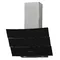Наклонная вытяжка Krona INGA 600 inox/black push button - миниатюра 3
